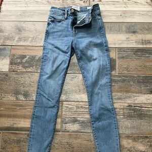 Women's Frame Denim Blue Jeans Lehigh Skinny size 25